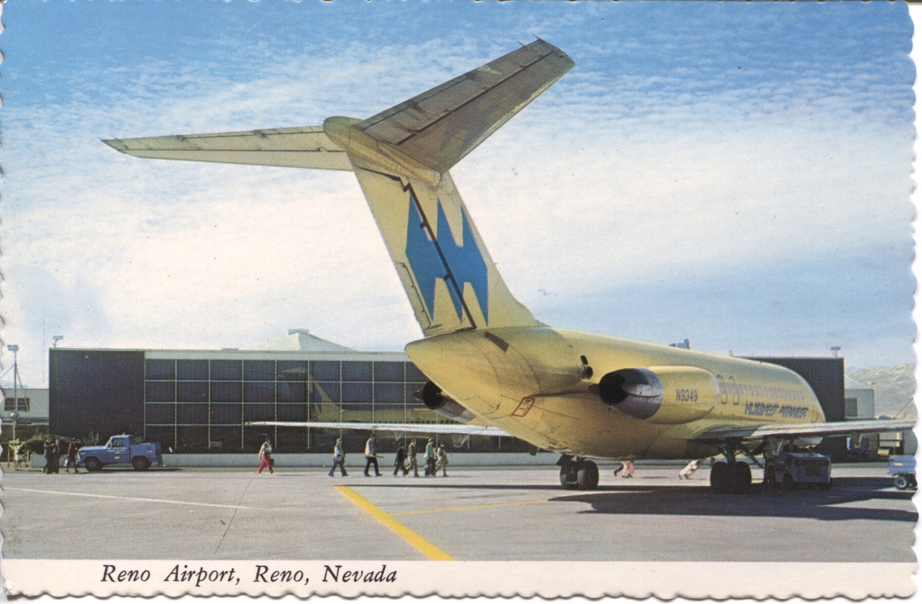 Air West McDonnell Douglas DC-9-31 Postcard 