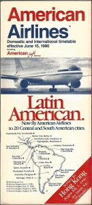 save 50% Buy 4 Jet America Airlines system timetable 5/15/86 0123 