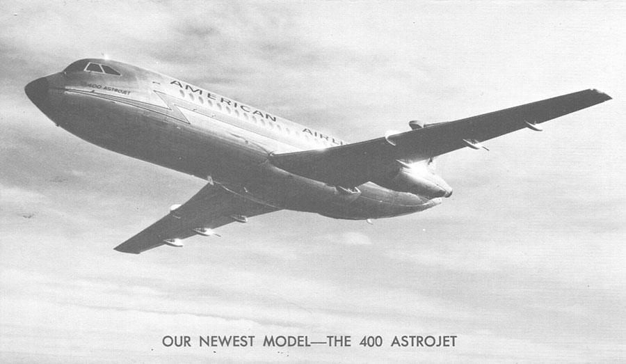 #393 USAir Airlines BAe 146 Jet Airplane San Francisco Airport 1989 Postcard 