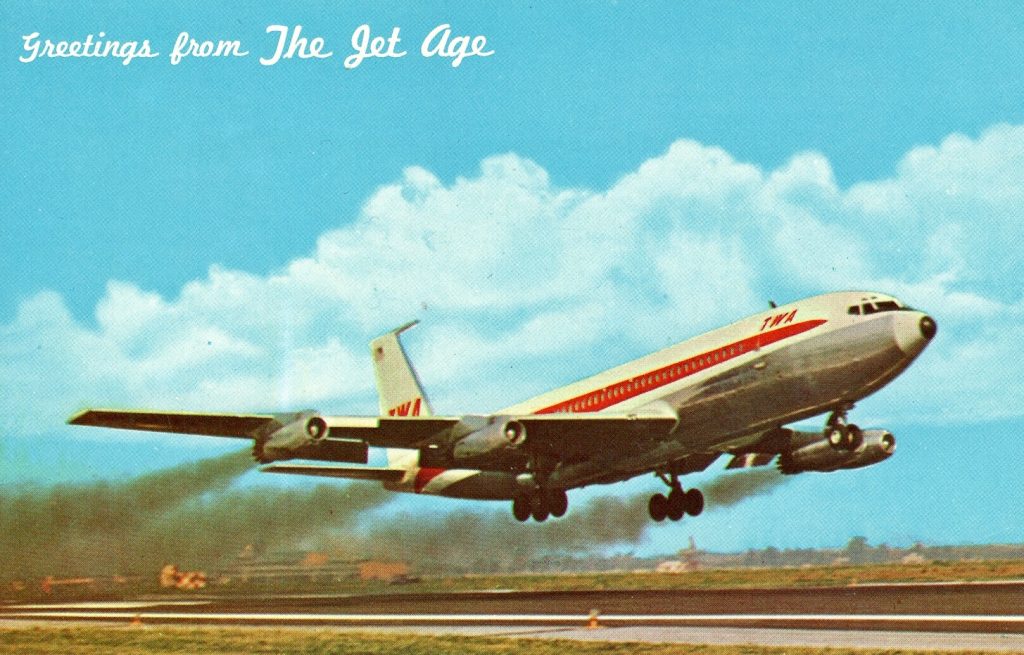 First Generation Pure Jet Commercial Aircraft on Postcards - World ...