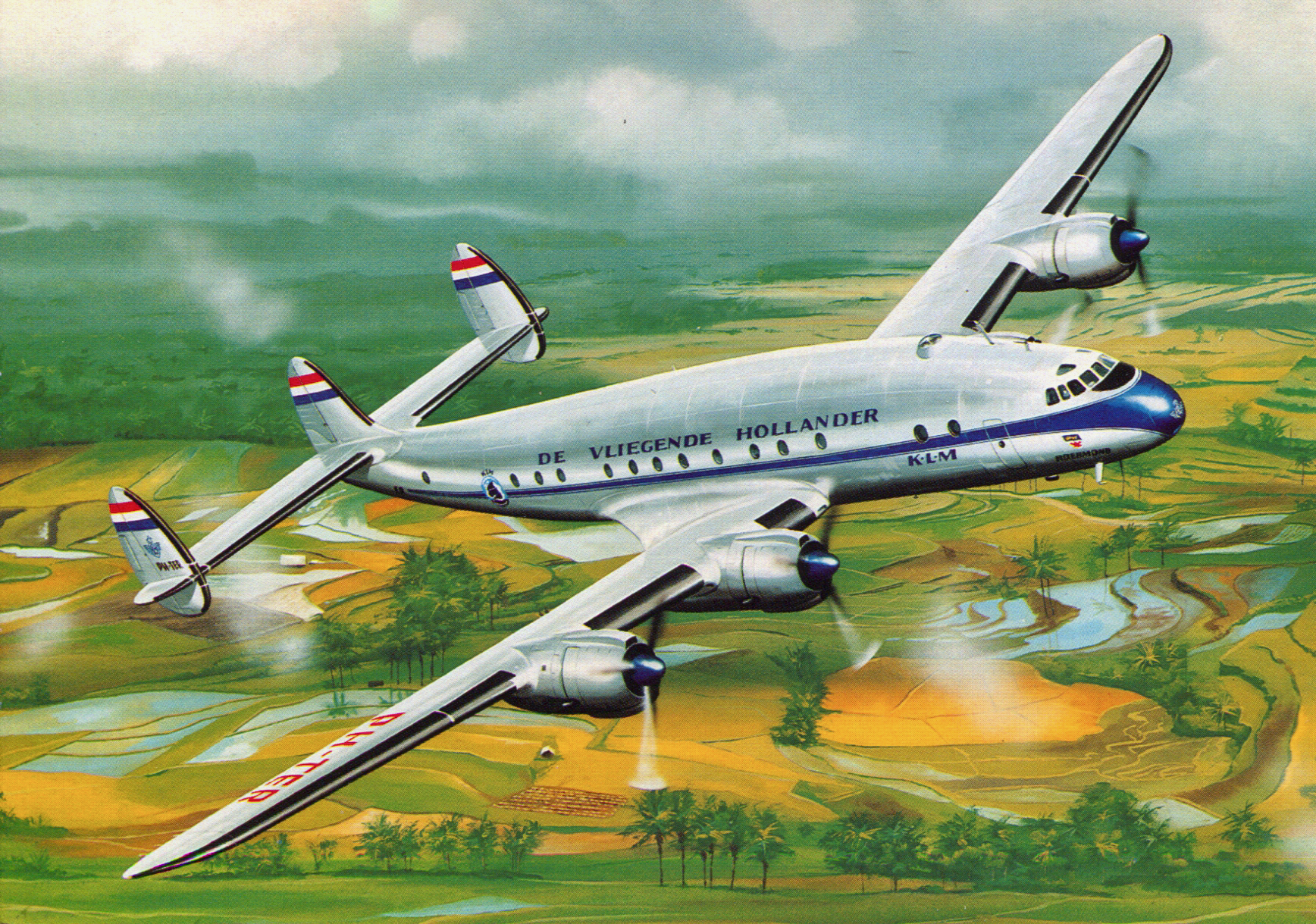 Aviation Civil Aircraft  Postcards 