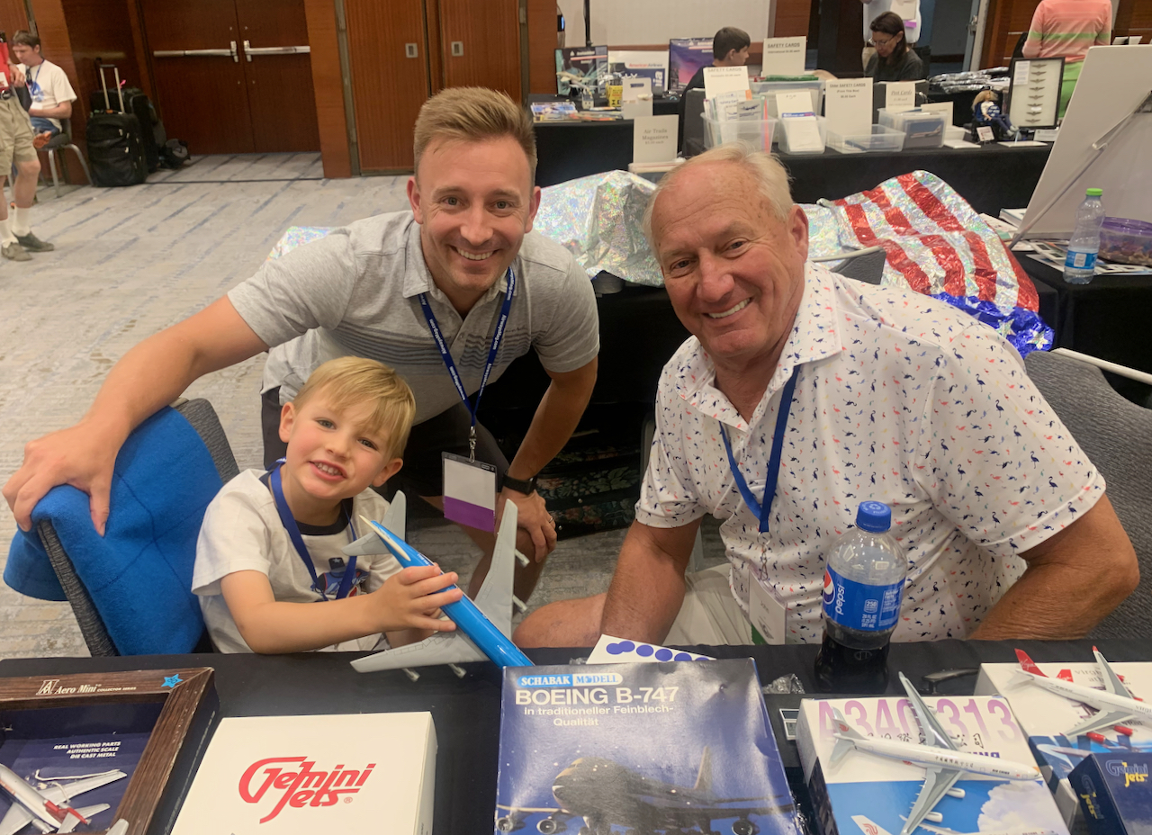 2023 0623 Three Generations of Airline Enthusiasts at AI 2023 DFW