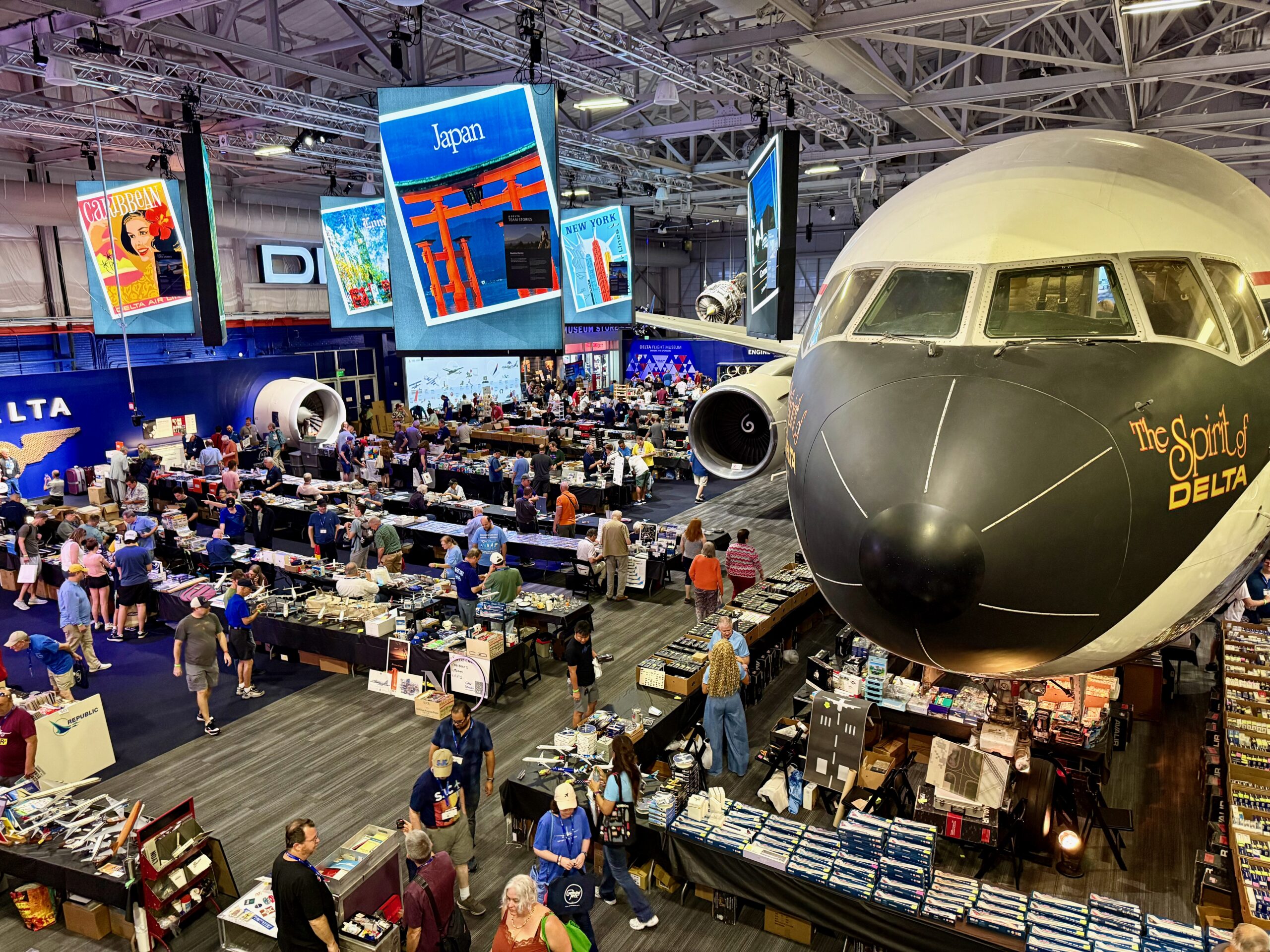 AI 2025 ATL Show Floor With Delta 767, View 5