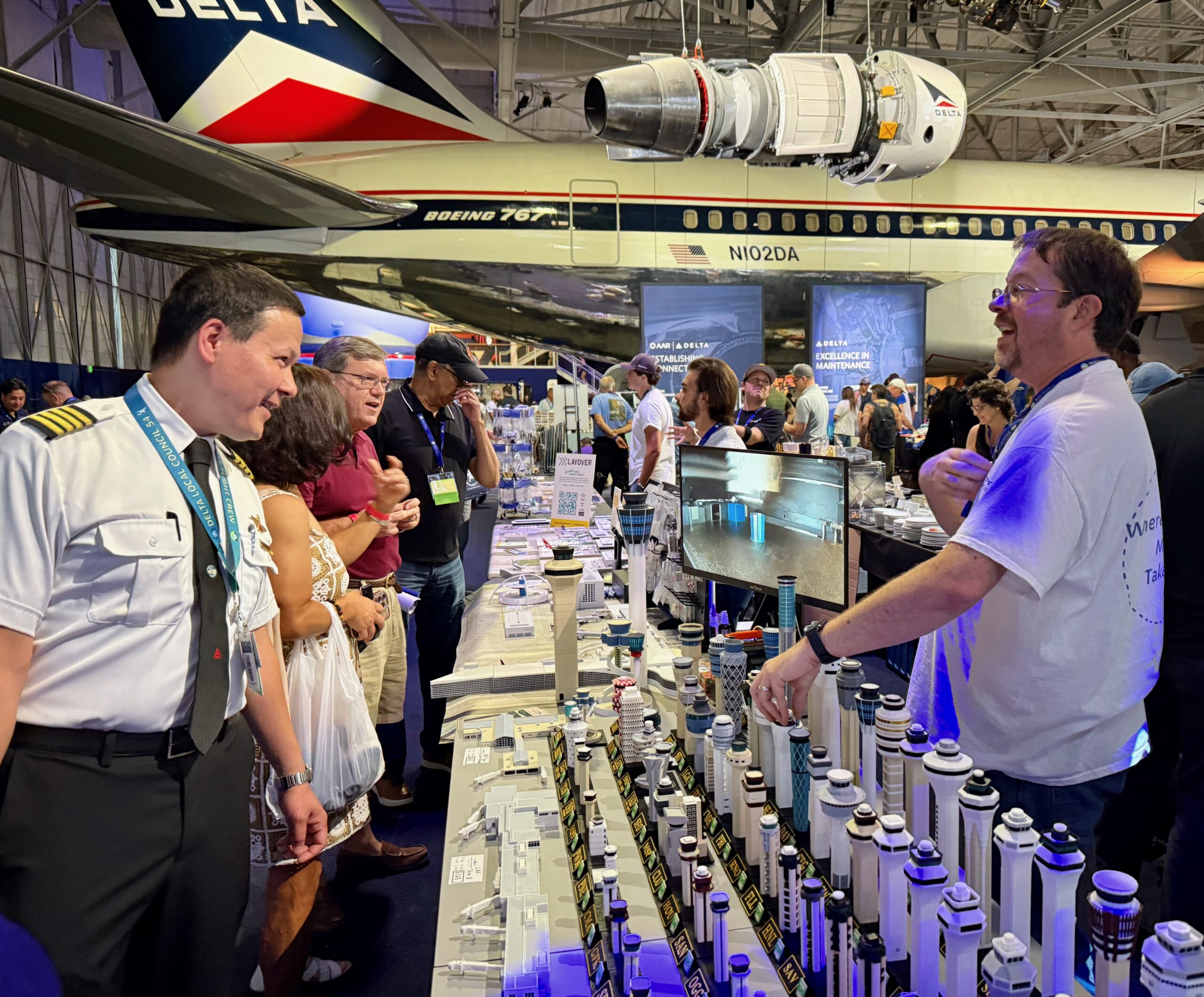 Showing Models Of Airport Control Towers, AI 2025 ATL