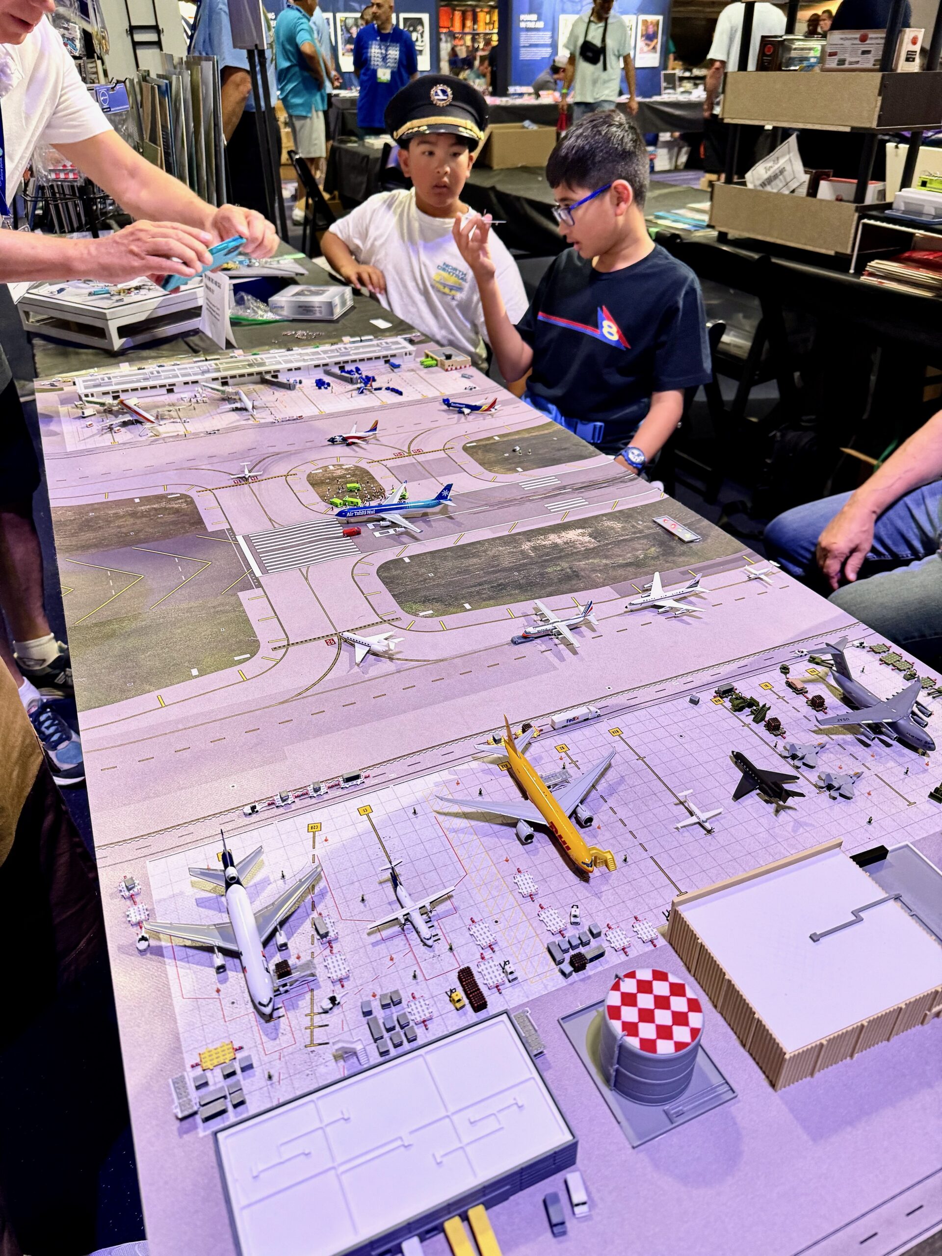 Airport Layout With Models, AI 2025 ATL, Delta.Flight Museum