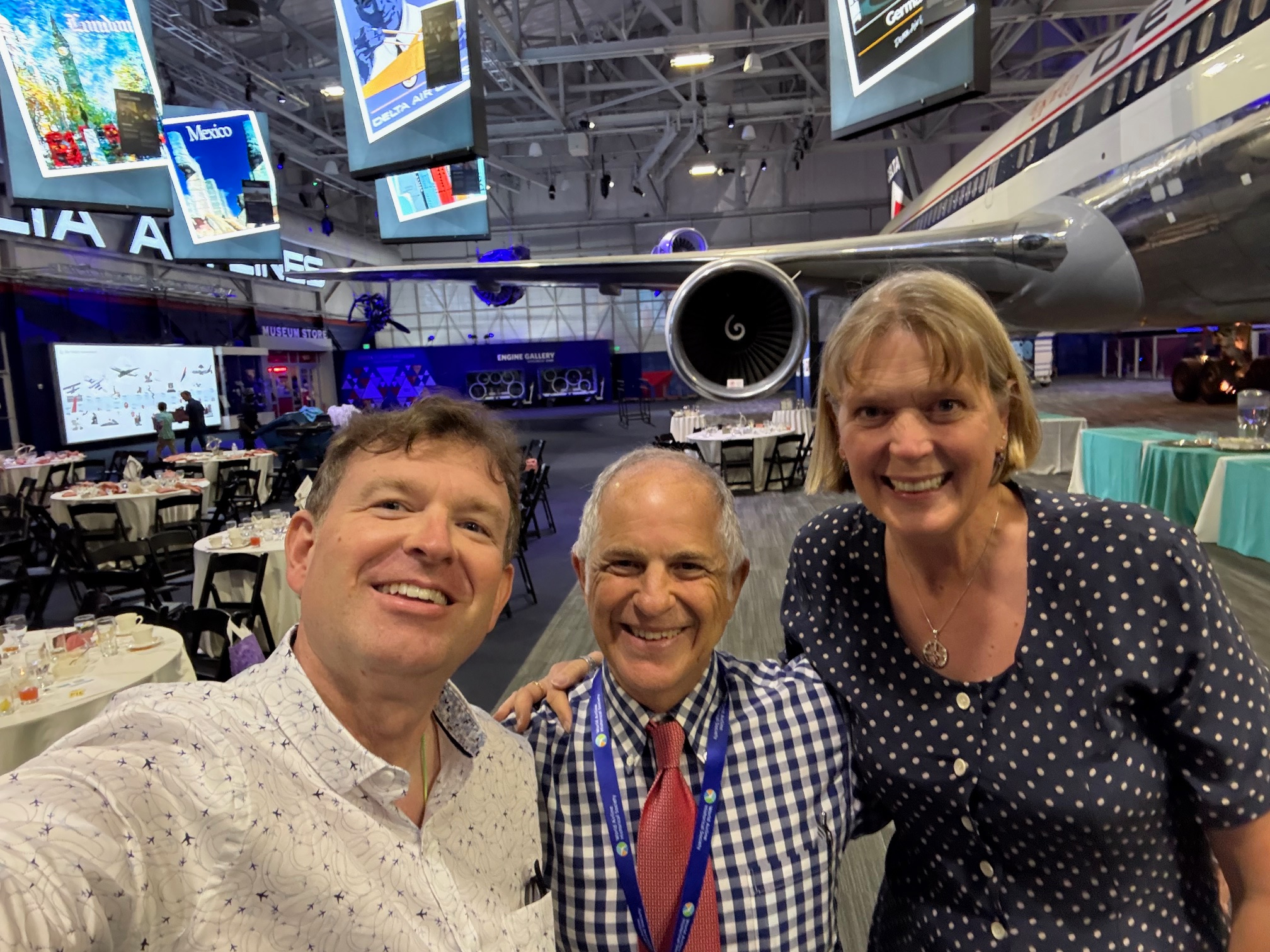 David Sipe with Dan and Sara Gradwohl